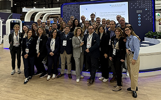 ZimVie team and dental professionals gathered at the Expodental 2026 booth in Madrid, highlighting collaboration, innovation, and engagement across the global dental community.