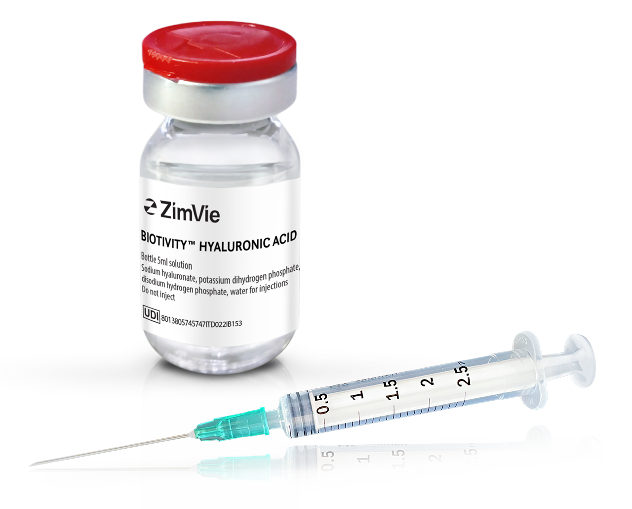 Biotivity™ Hyaluronic Acid Includes five syringes for convenient, multi-patient application